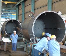 Reactor Tanks under Construction