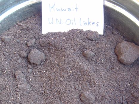 Kuwait Oil Sand Before Treatment